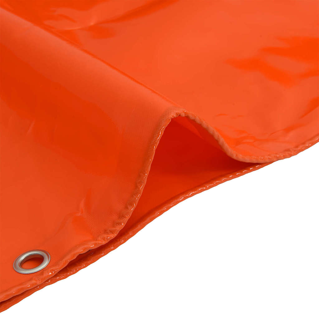 Presenning 650g / m² Oransje 3,5 x 5 m Lerret med PVC-belegg