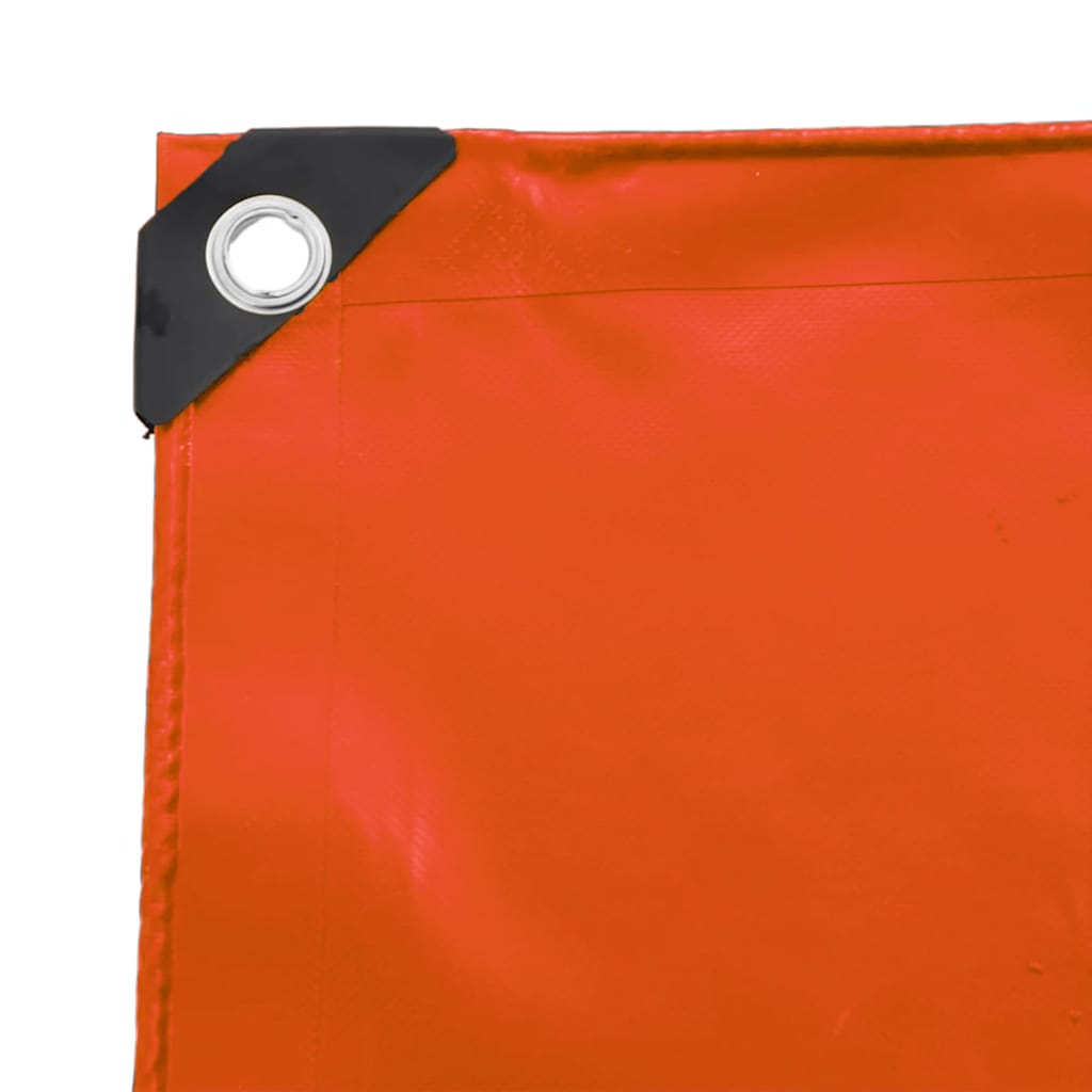 Presenning 650g / m² Oransje 3,5 x 5 m Lerret med PVC-belegg