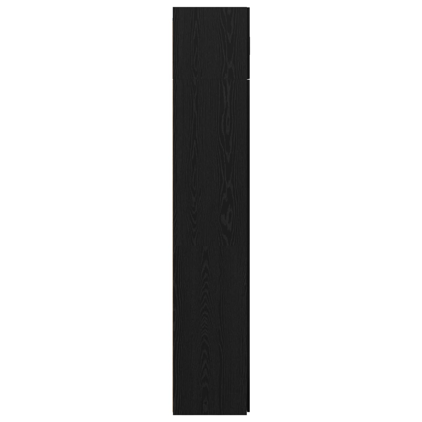 Oppbevaringsskap 3 pcs Svart Eik