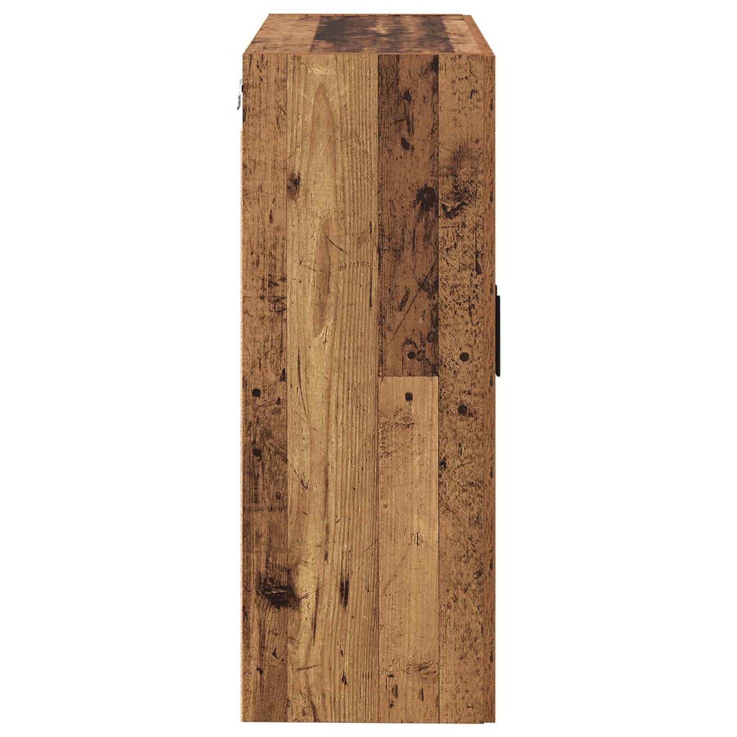 Vegghengt skap Veggmontert 2 pcs Gammelt tre 69,5 x 34 x 90 cm