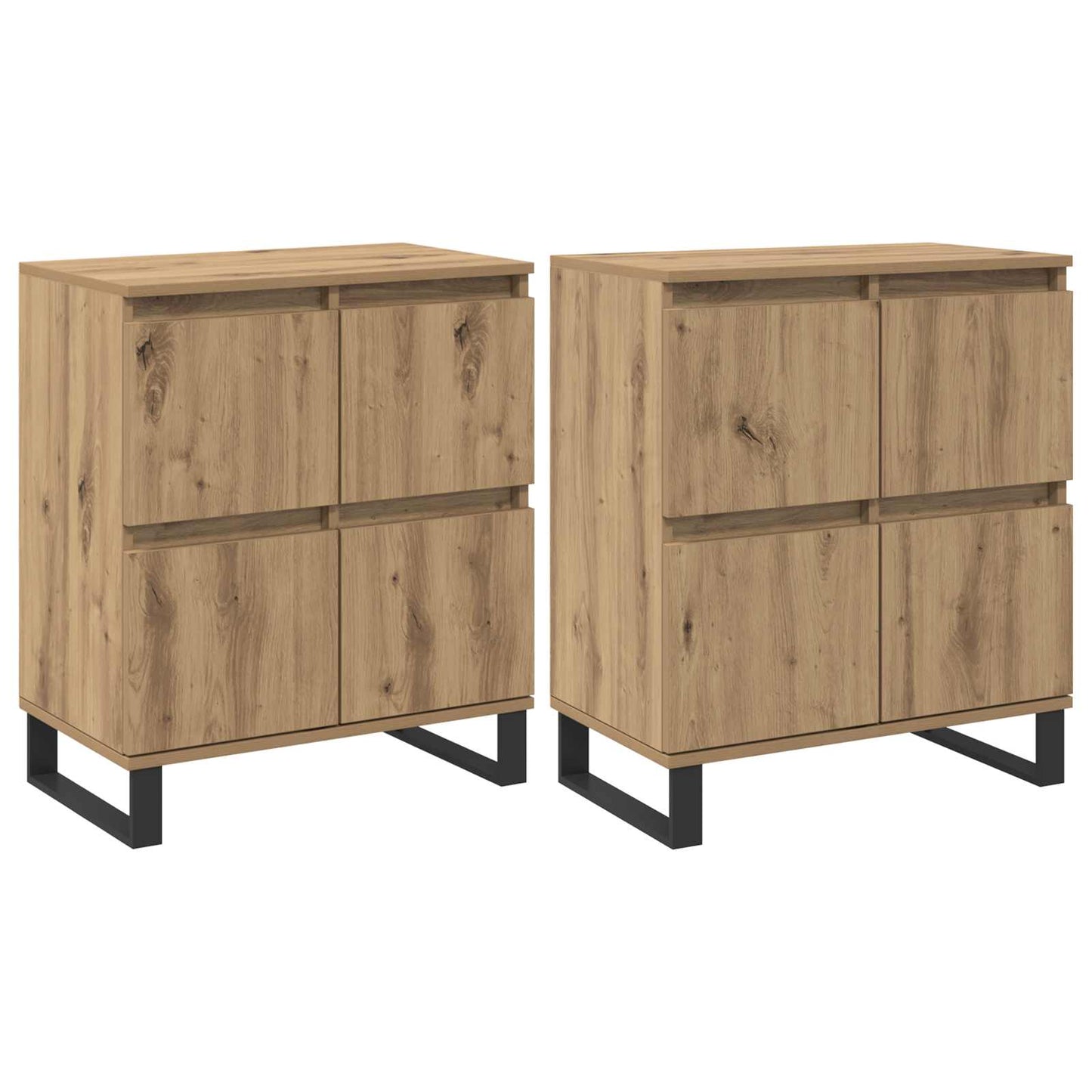Serviesskap 2 pcs Artisan Eik 60 x 35 x 70 cm