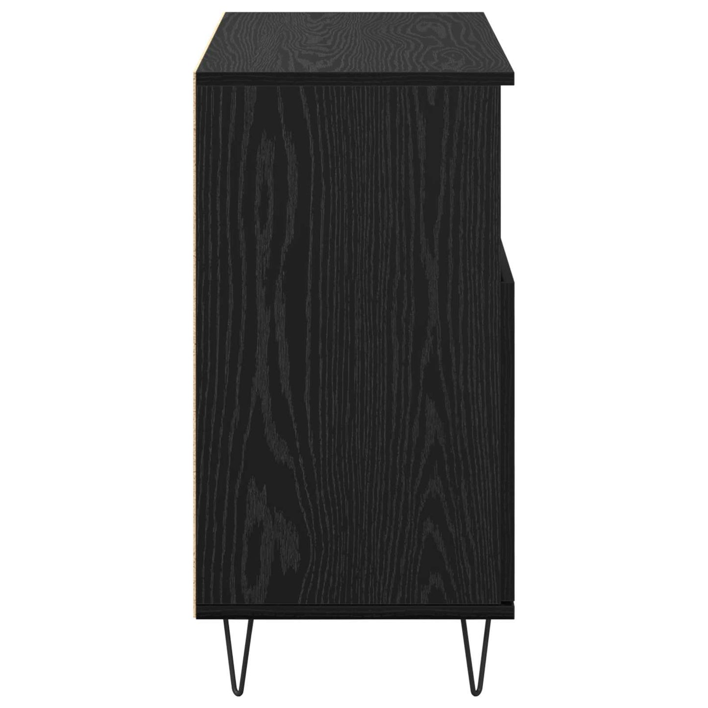 Serviesskap 3 pcs Svart Eik 60 x 35 x 70 cm