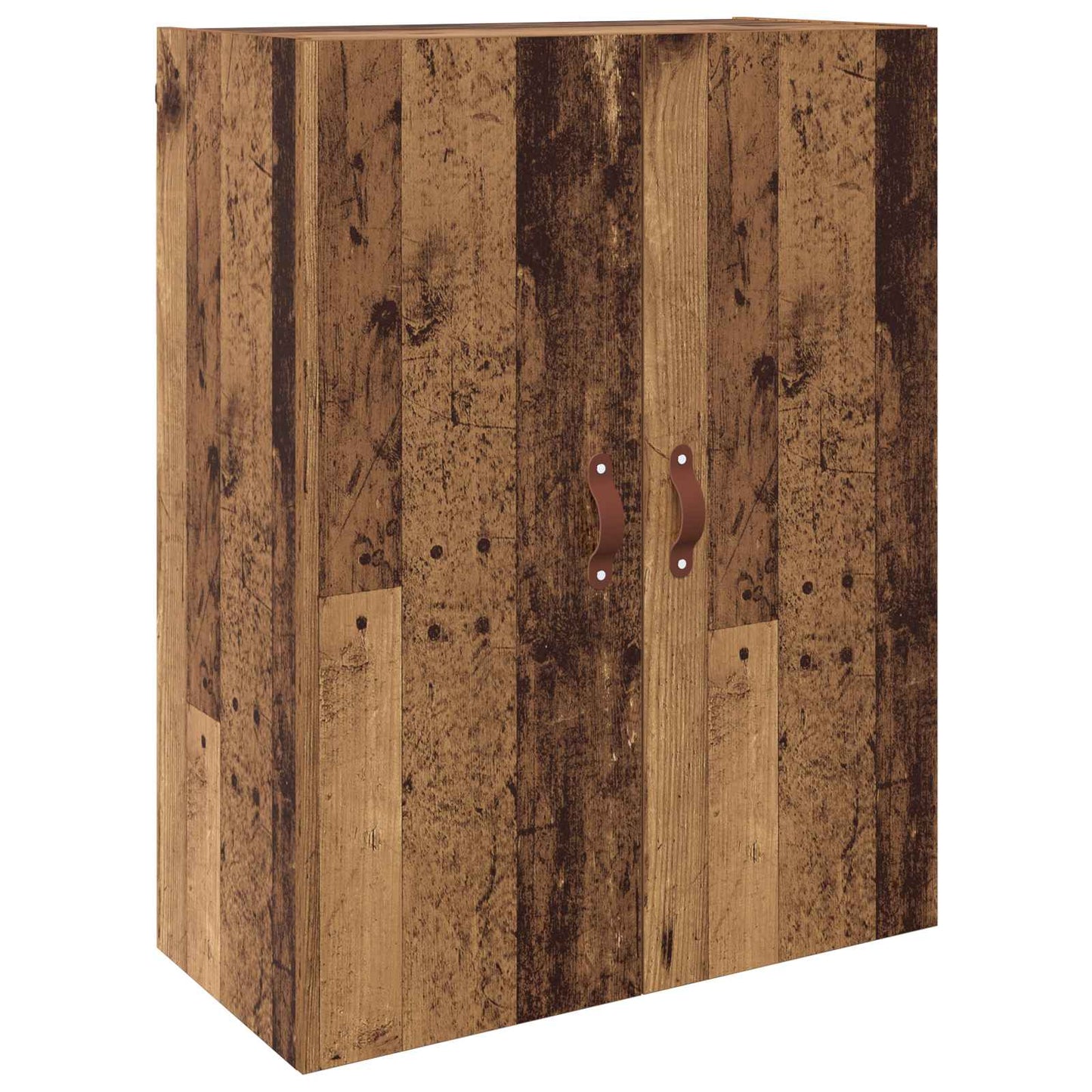 Vegghengt skap Veggmontert 2 pcs Gammelt tre 69,5 x 34 x 90 cm