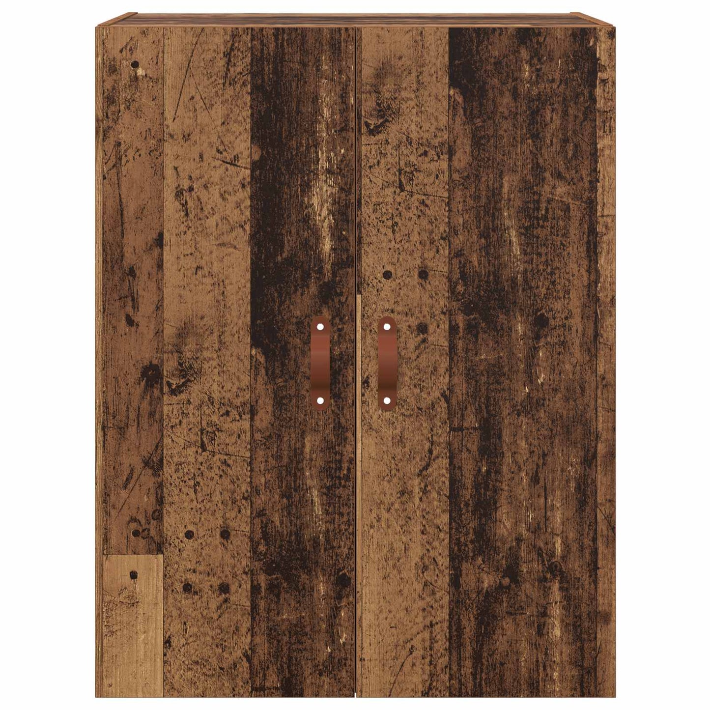 Vegghengt skap Veggmontert 2 pcs Gammelt tre 69,5 x 34 x 90 cm