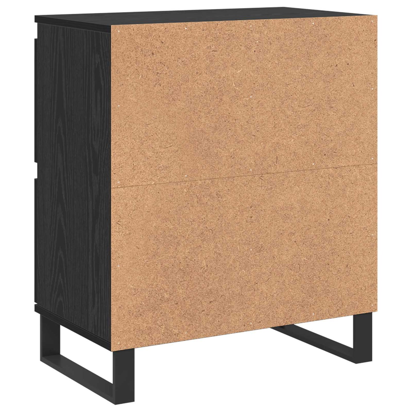 Serviesskap 3 pcs Svart Eik 60 x 35 x 70 cm
