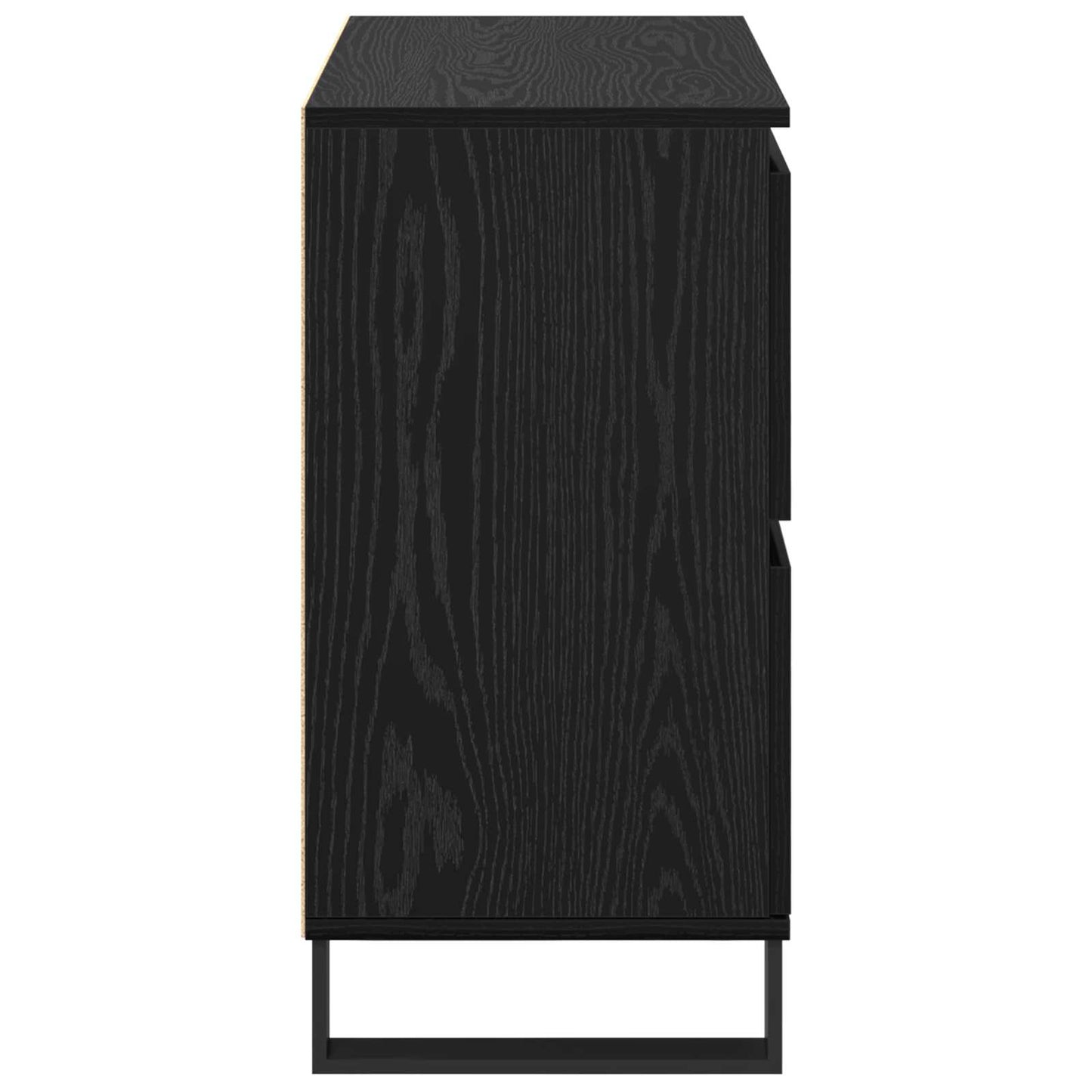 Serviesskap 3 pcs Svart Eik 60 x 35 x 70 cm