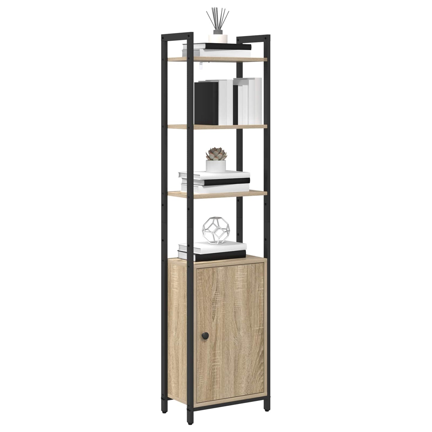 Bokskap Sonoma eik 40 x 24 x 161 cm Konstruert tre