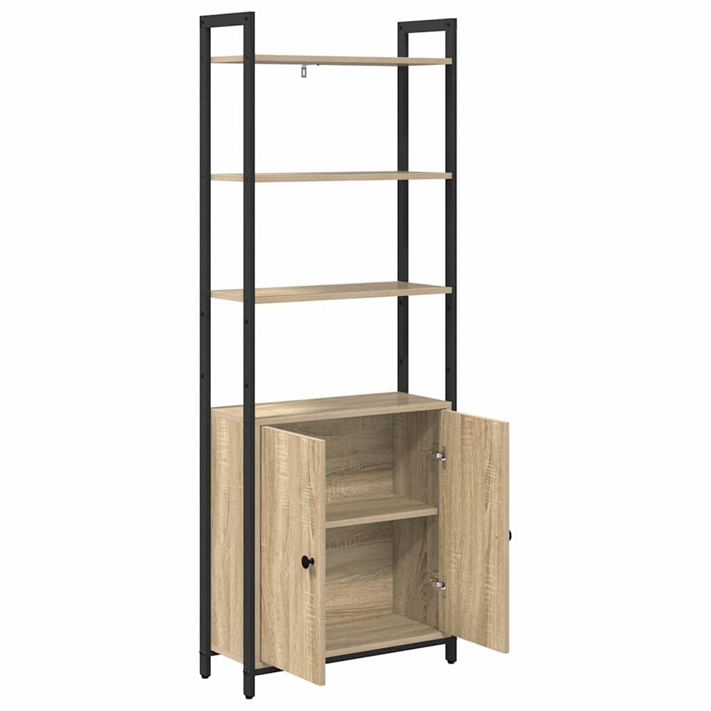 Bokskap Sonoma eik 60 x 24 x 161 cm Konstruert tre