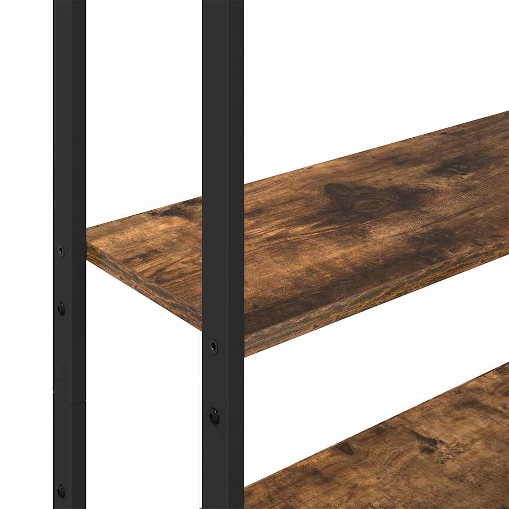 Bokskap Røkt eik 60 x 24 x 161 cm Konstruert tre