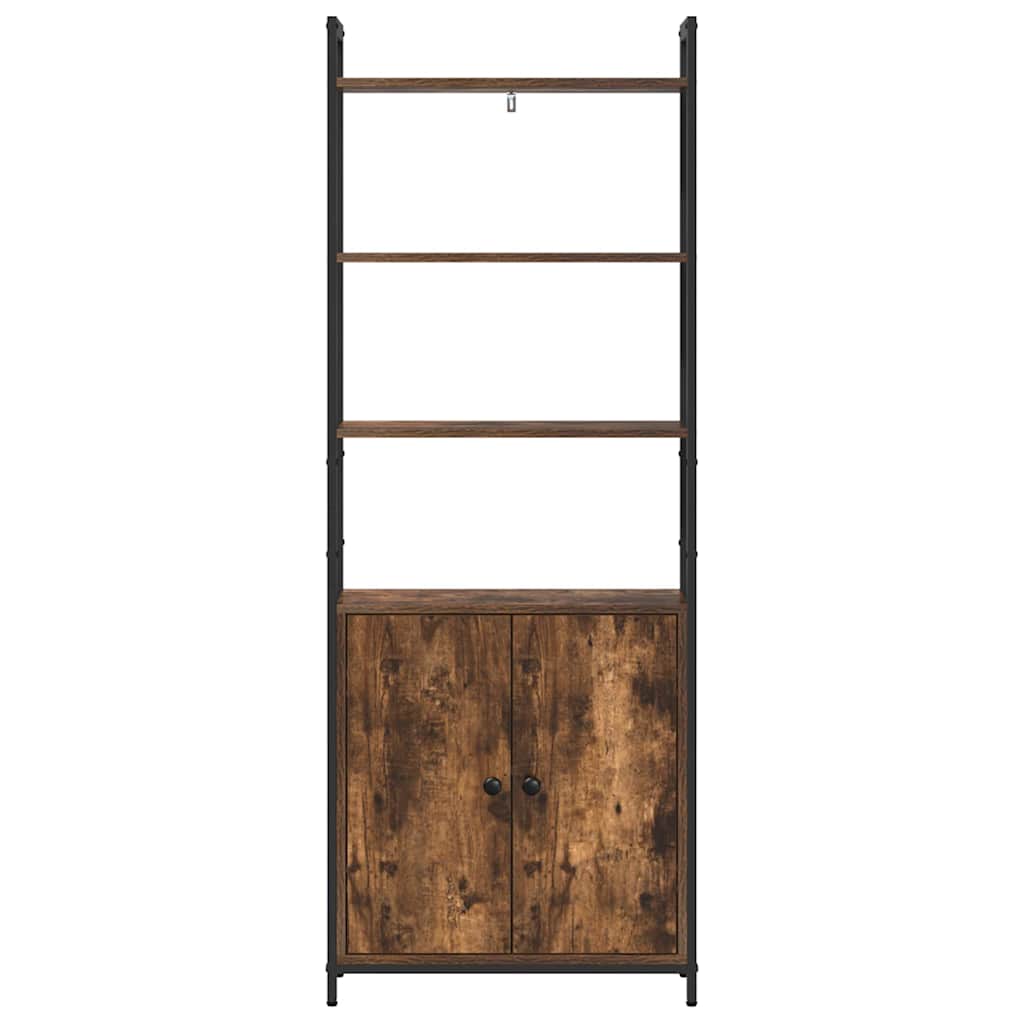 Bokskap Røkt eik 60 x 24 x 161 cm Konstruert tre