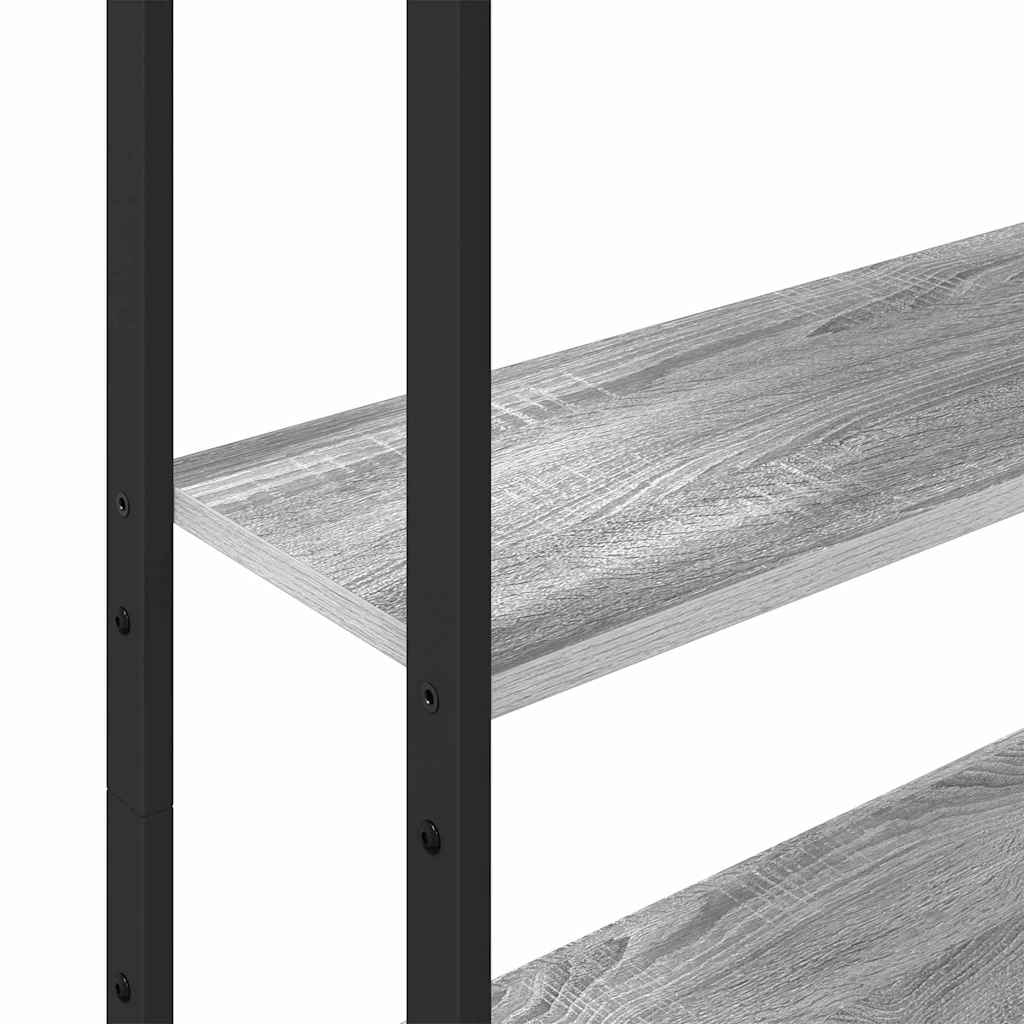 Bokskap Grå Sonoma 60 x 24 x 161 cm Konstruert tre