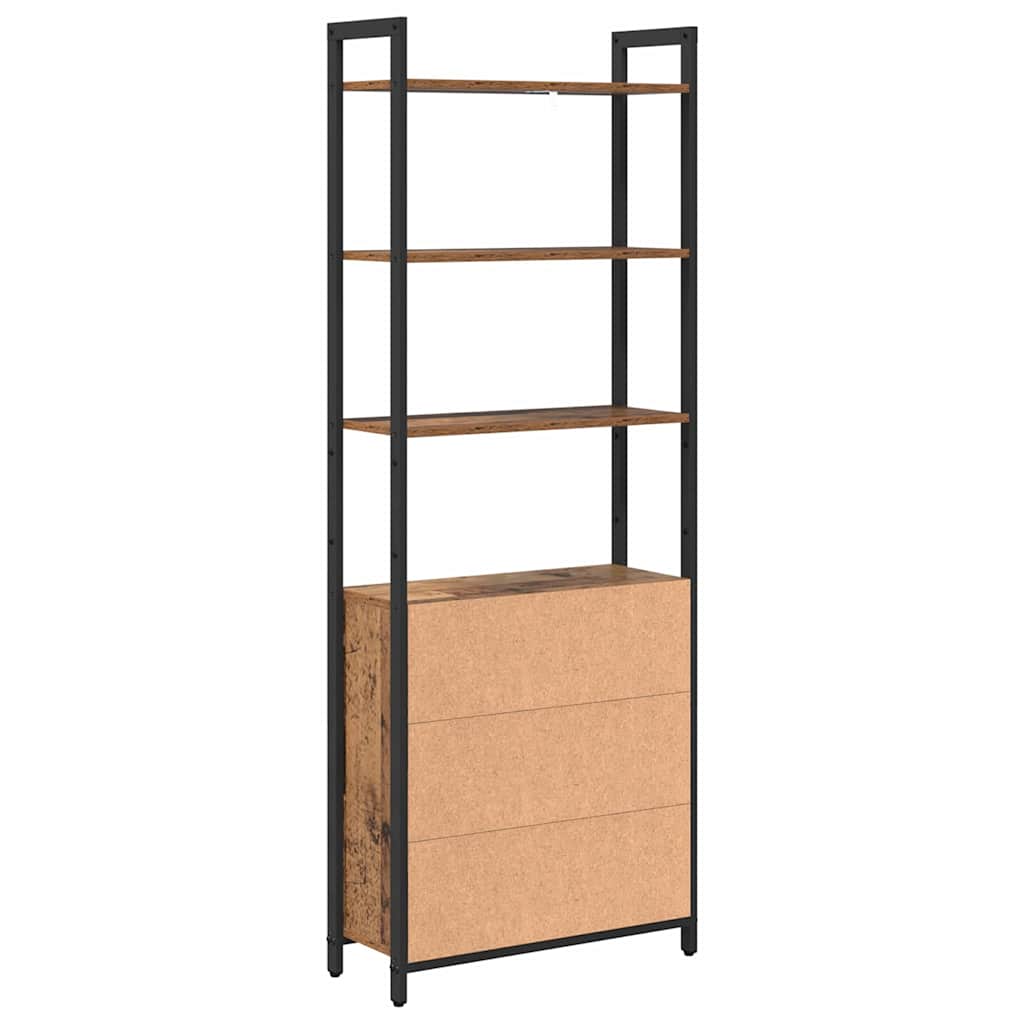 Bokskap Gamle tre 60 x 24 x 161 cm Konstruert tre