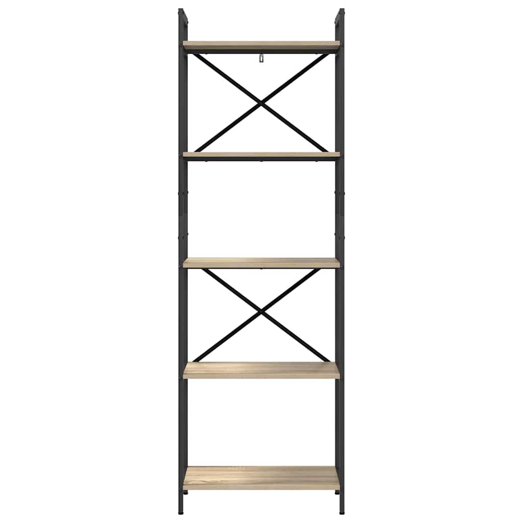 Bokhylle Sonoma eik 56 x 34 x 171 cm Konstruert tre