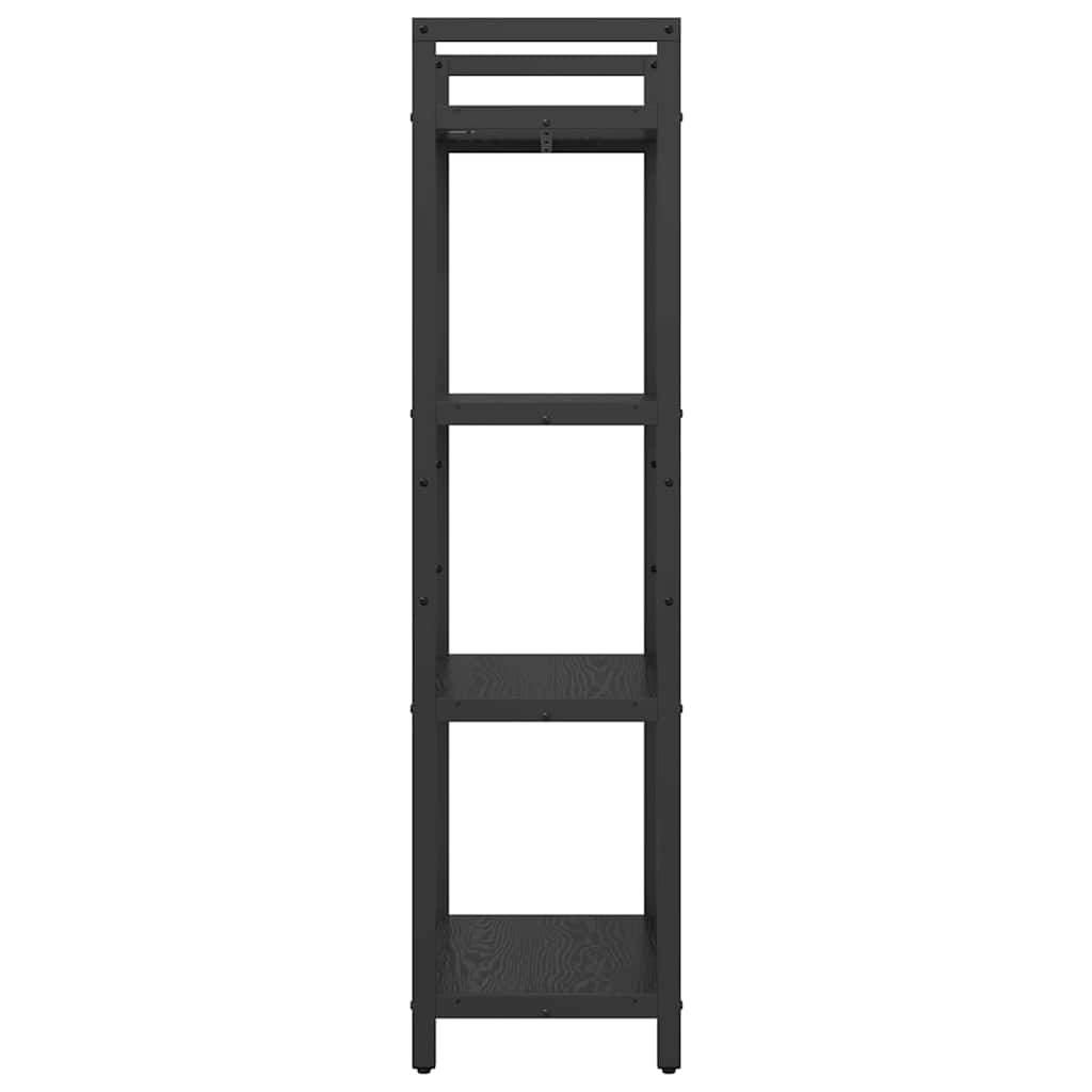 Bokhylle Svart Eik 56 x 34 x 133,5 cm Konstruert tre