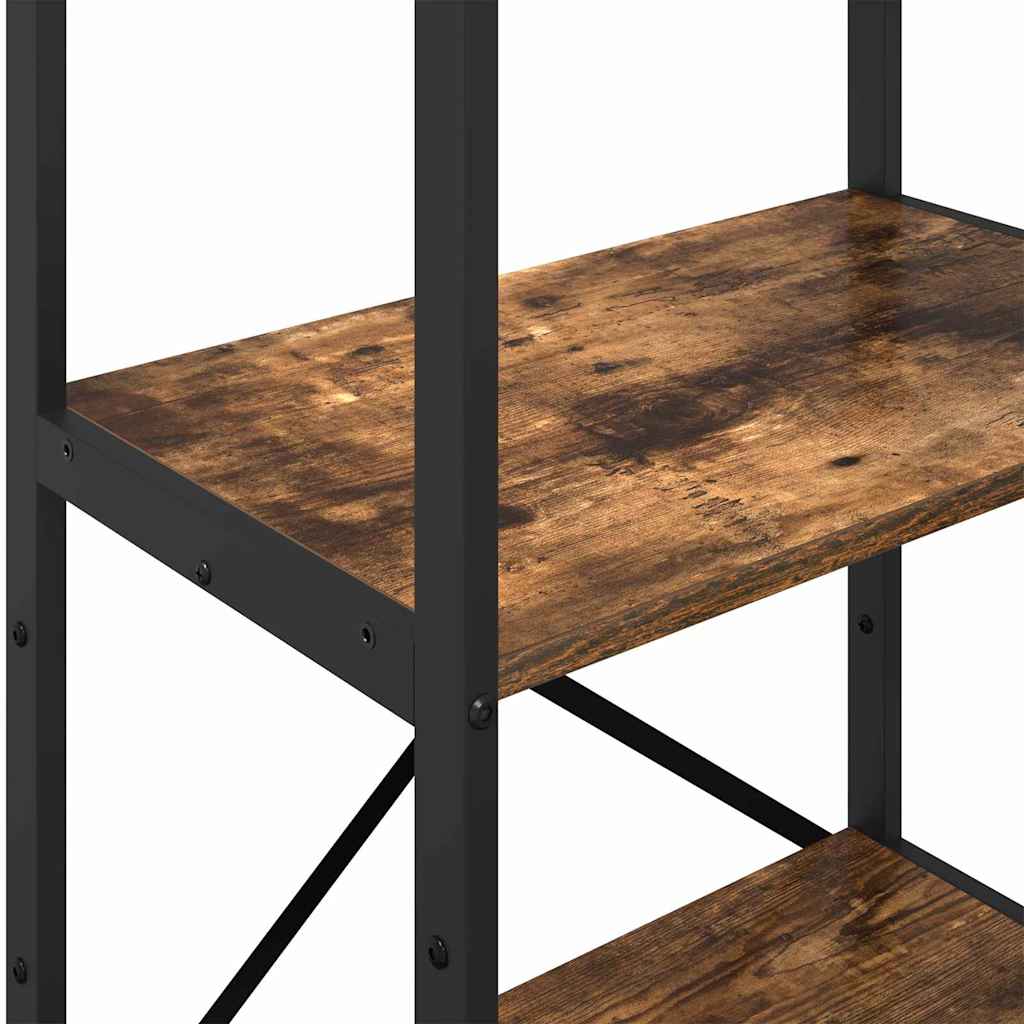 Bokhylle Røkt eik 56 x 34 x 133,5 cm Konstruert tre