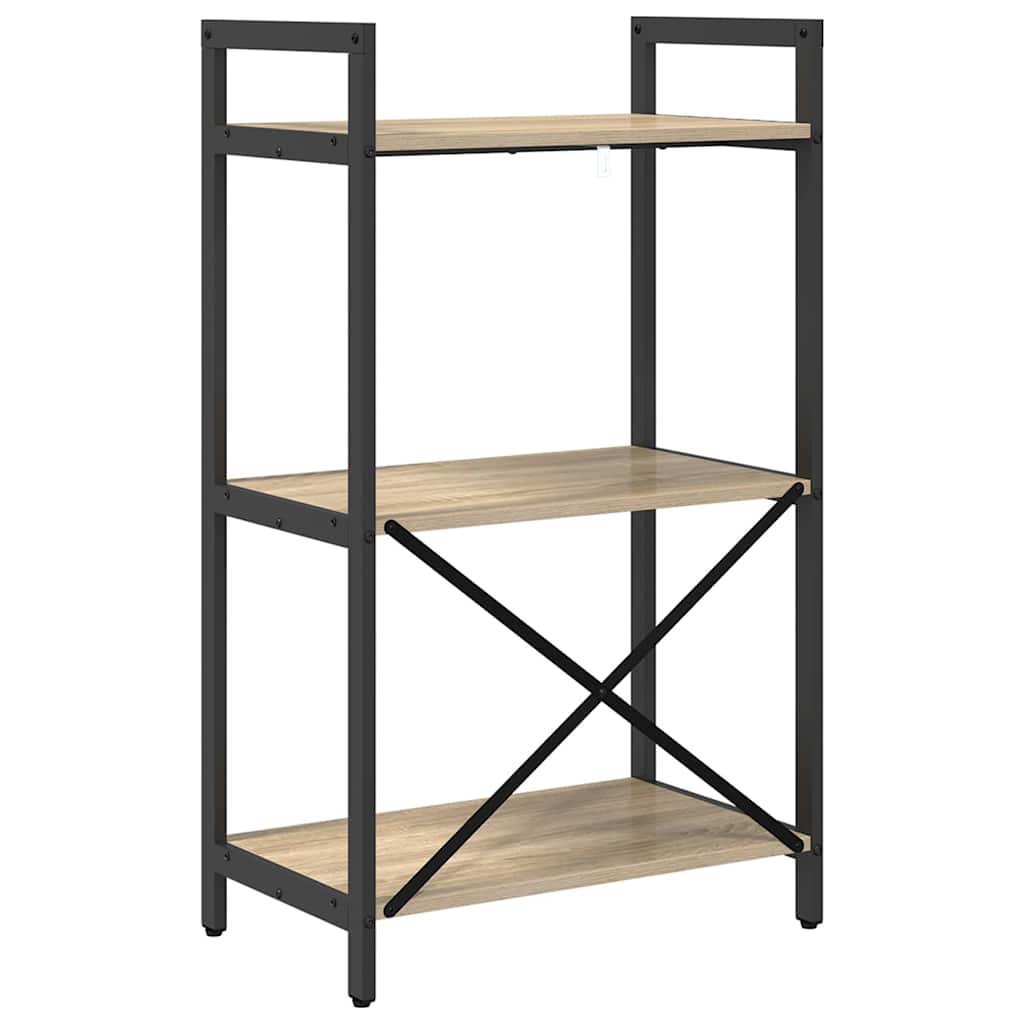 Bokhylle Sonoma eik 56 x 34 x 96 cm Konstruert tre