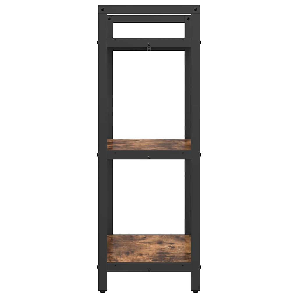 Bokhylle Røkt eik 56 x 34 x 96 cm Konstruert tre