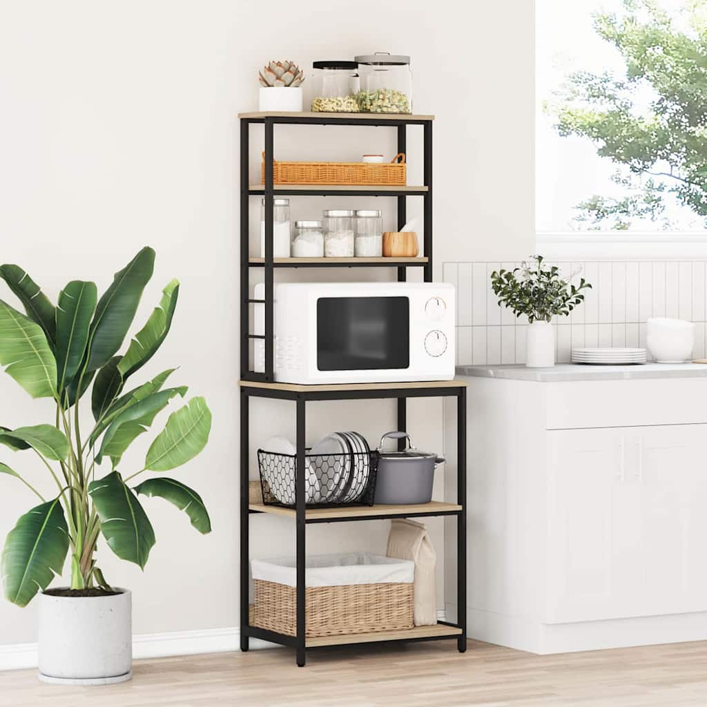 Kjøkkenskap Sonoma eik 60 x 40 x 168 cm Konstruert tre