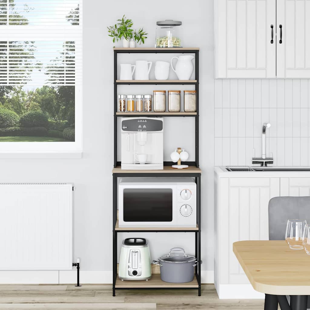 Kjøkkenskap Sonoma eik 60 x 40 x 168 cm Konstruert tre