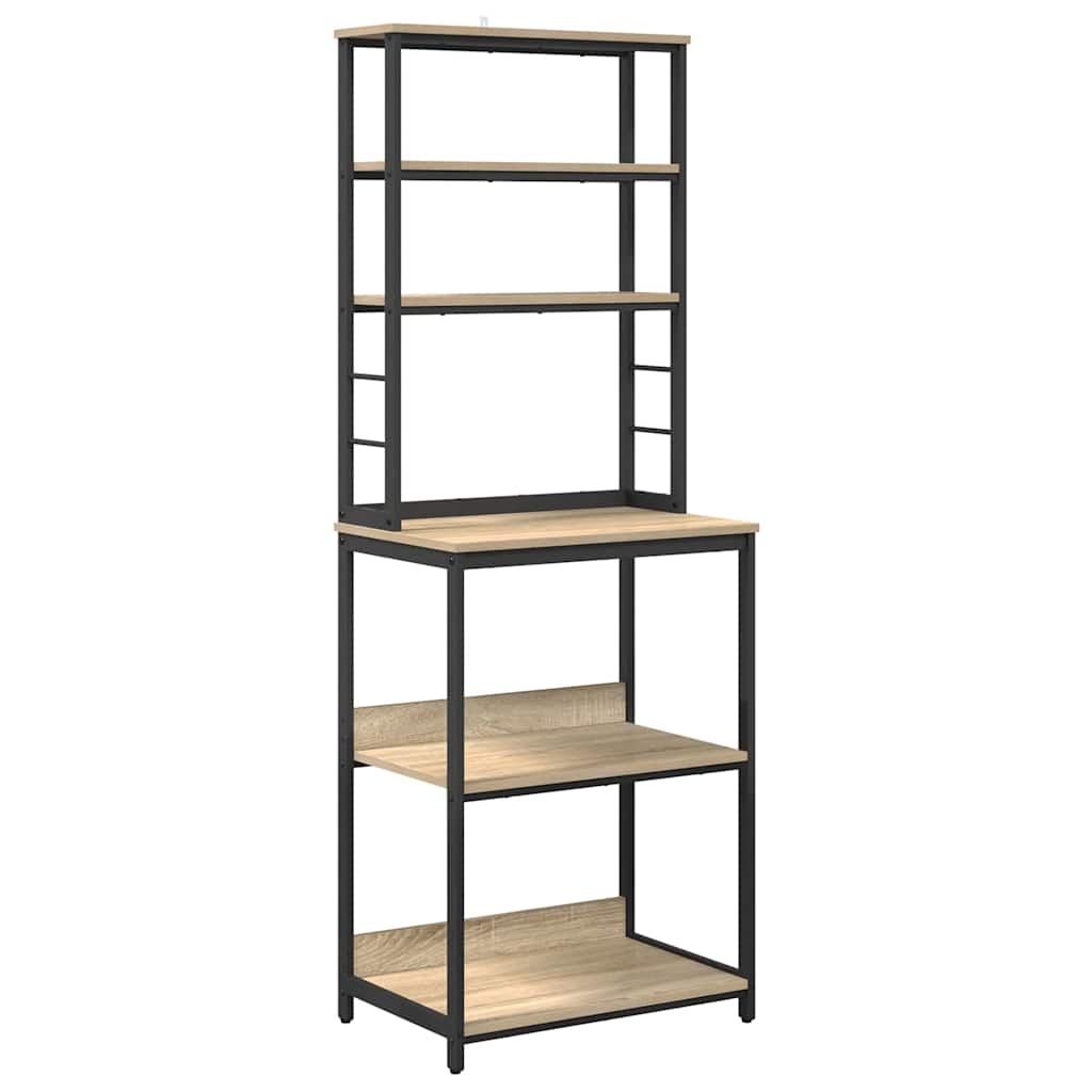 Kjøkkenskap Sonoma eik 60 x 40 x 168 cm Konstruert tre