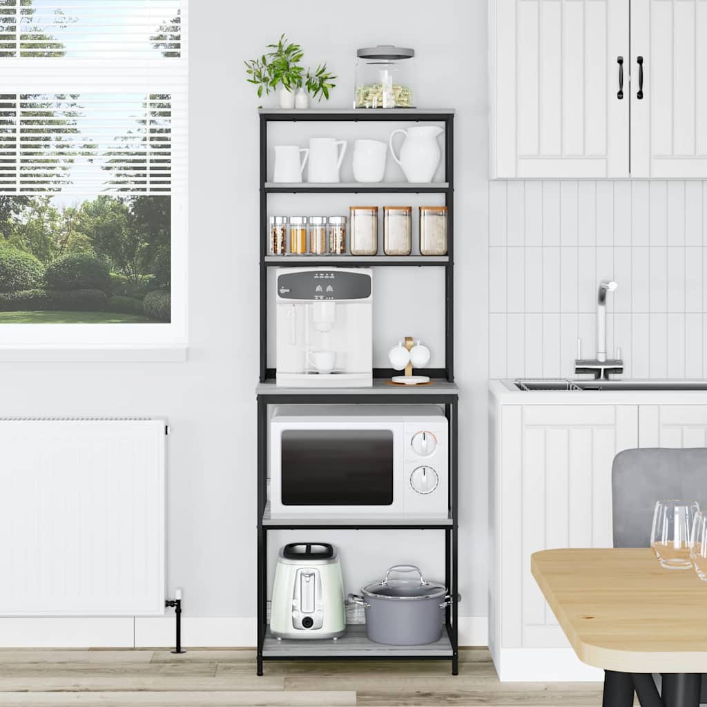 Kjøkkenskap Grå Sonoma 60 x 40 x 168 cm Konstruert tre