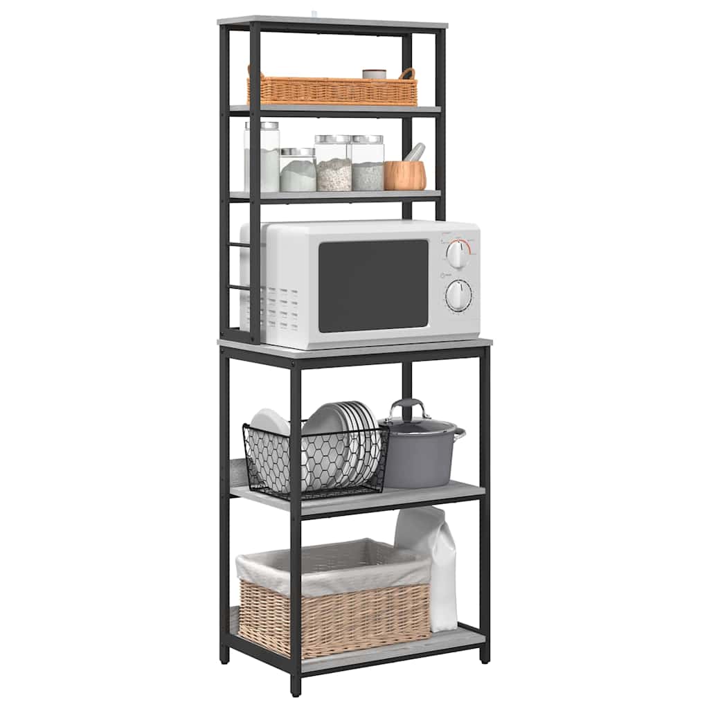 Kjøkkenskap Grå Sonoma 60 x 40 x 168 cm Konstruert tre