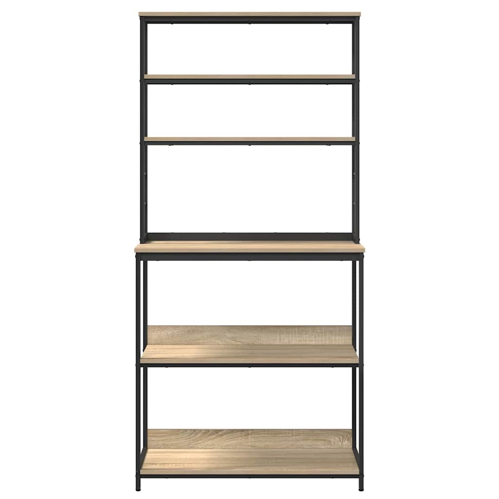 Kjøkkenskap Sonoma eik 80 x 40 x 168 cm Konstruert tre