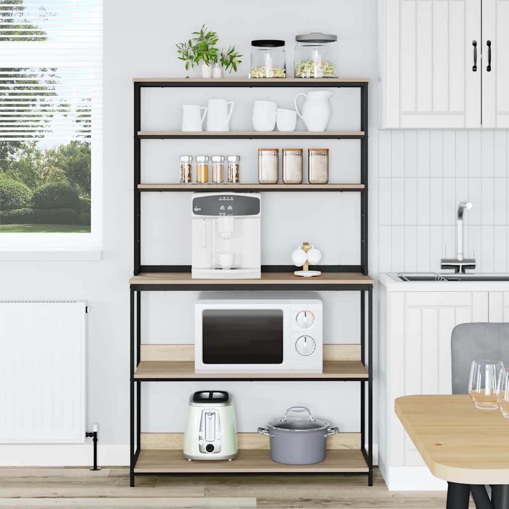 Kjøkkenskap Sonoma eik 100 x 40 x 168 cm Konstruert tre