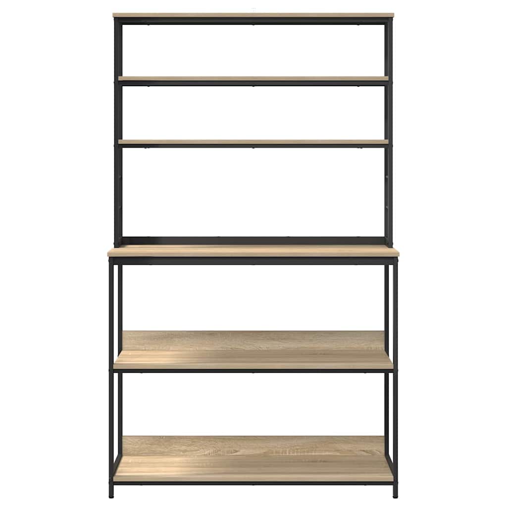 Kjøkkenskap Sonoma eik 100 x 40 x 168 cm Konstruert tre