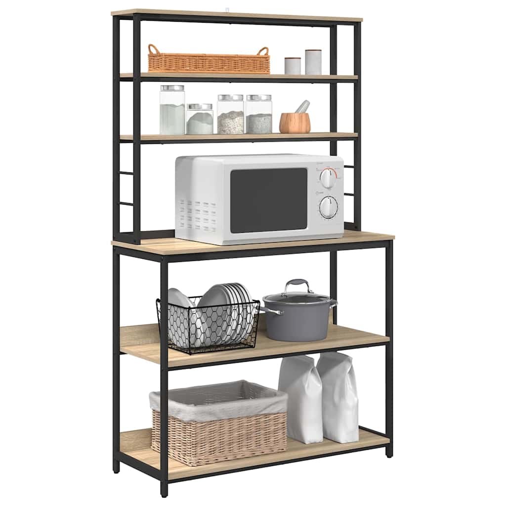 Kjøkkenskap Sonoma eik 100 x 40 x 168 cm Konstruert tre