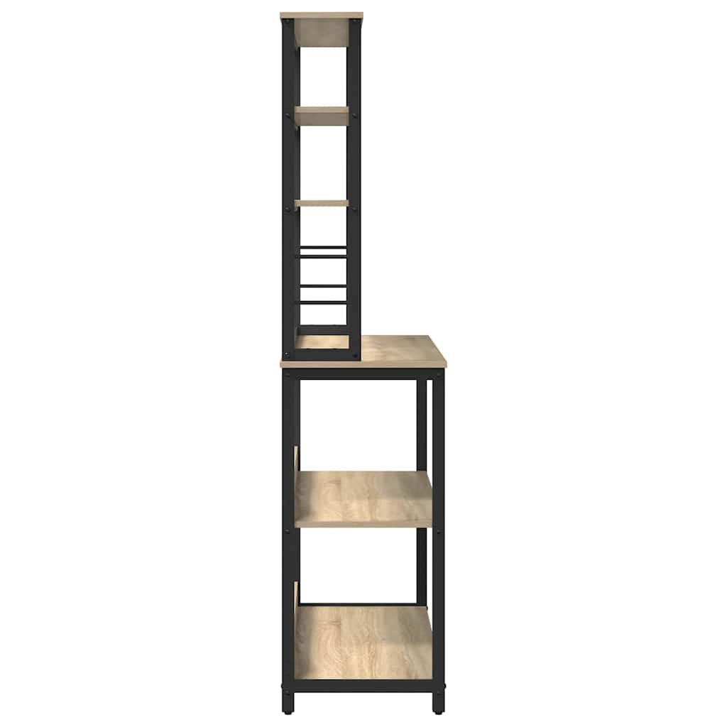 Kjøkkenskap Sonoma eik 100 x 40 x 168 cm Konstruert tre