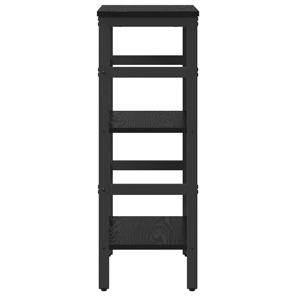Bokhylle Svart Eik 40 x 29,5 x 81 cm Konstruert tre