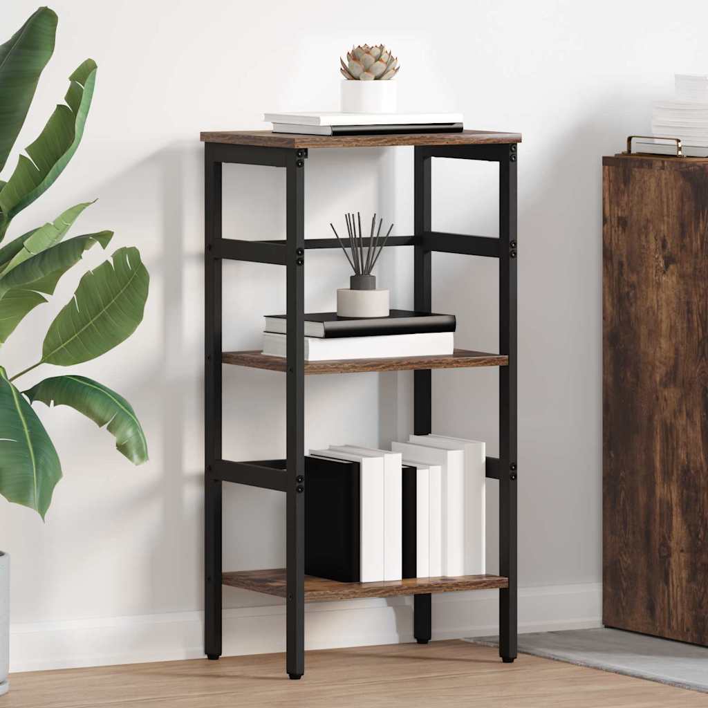 Bokhylle Røkt eik 40 x 29,5 x 81 cm Konstruert tre