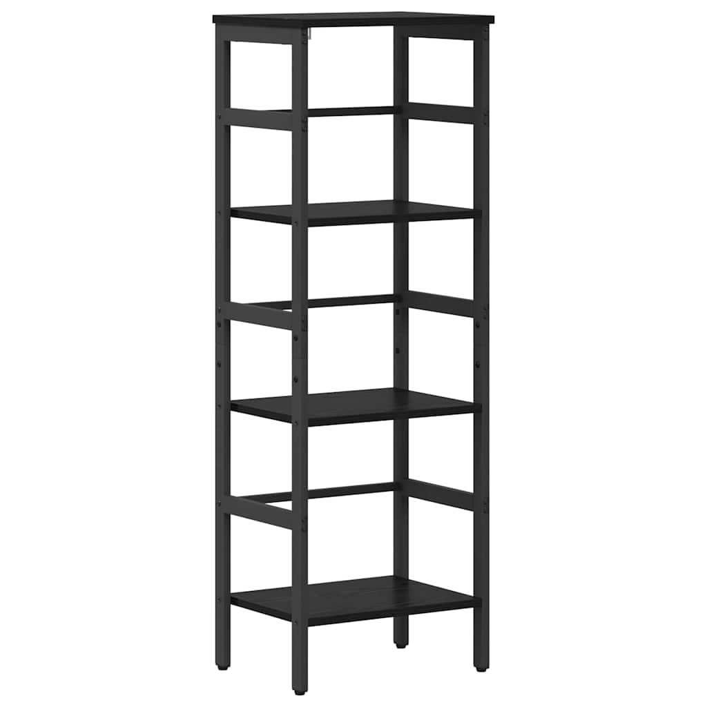 Bokhylle Svart Eik 40 x 29,5 x 115 cm Konstruert tre