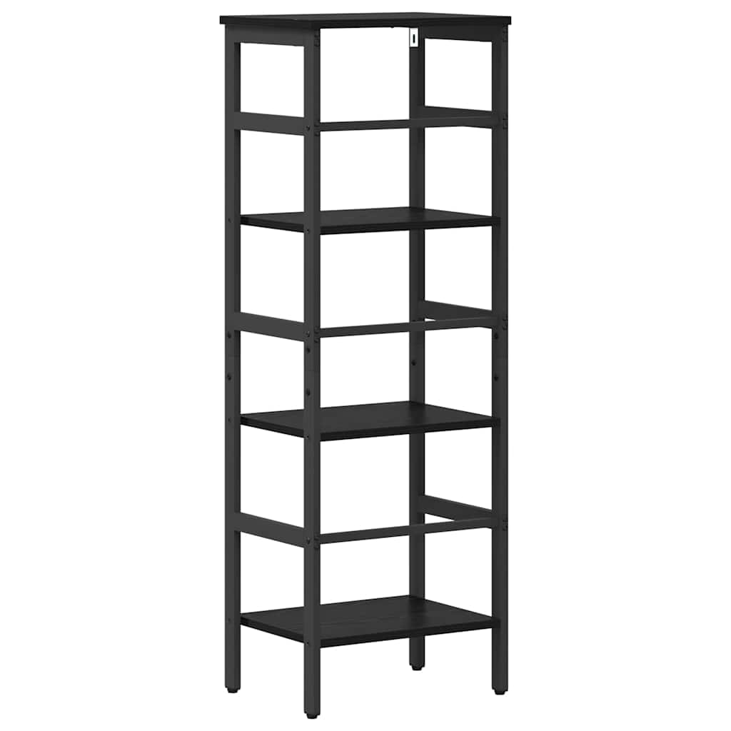 Bokhylle Svart Eik 40 x 29,5 x 115 cm Konstruert tre
