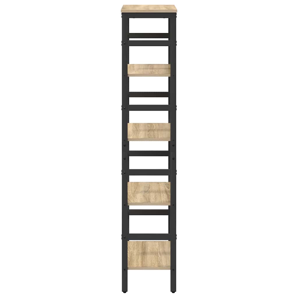 Bokhylle Sonoma eik 40 x 29,5 x 149 cm Konstruert tre