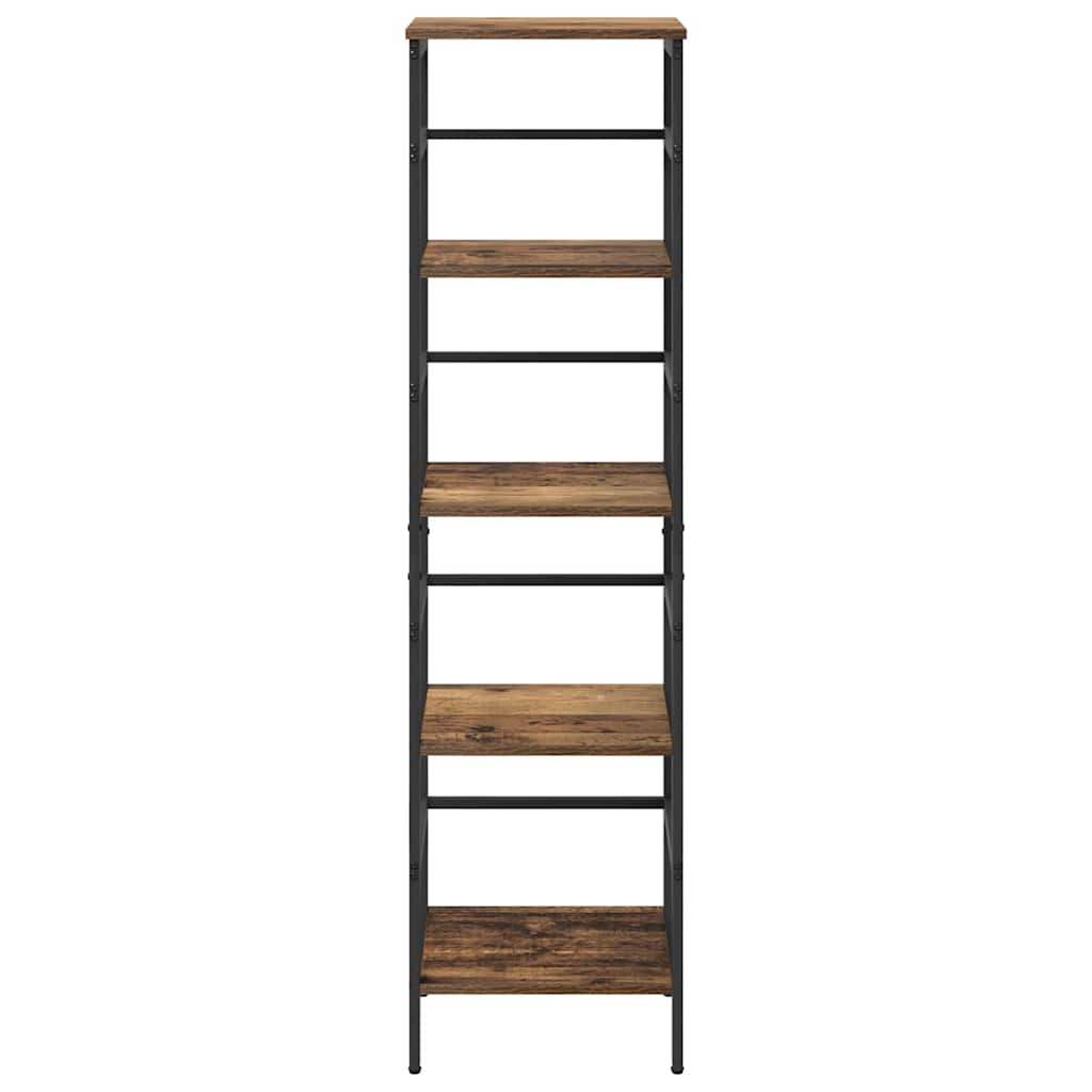 Bokhylle Gamle tre 40 x 29,5 x 149 cm Konstruert tre