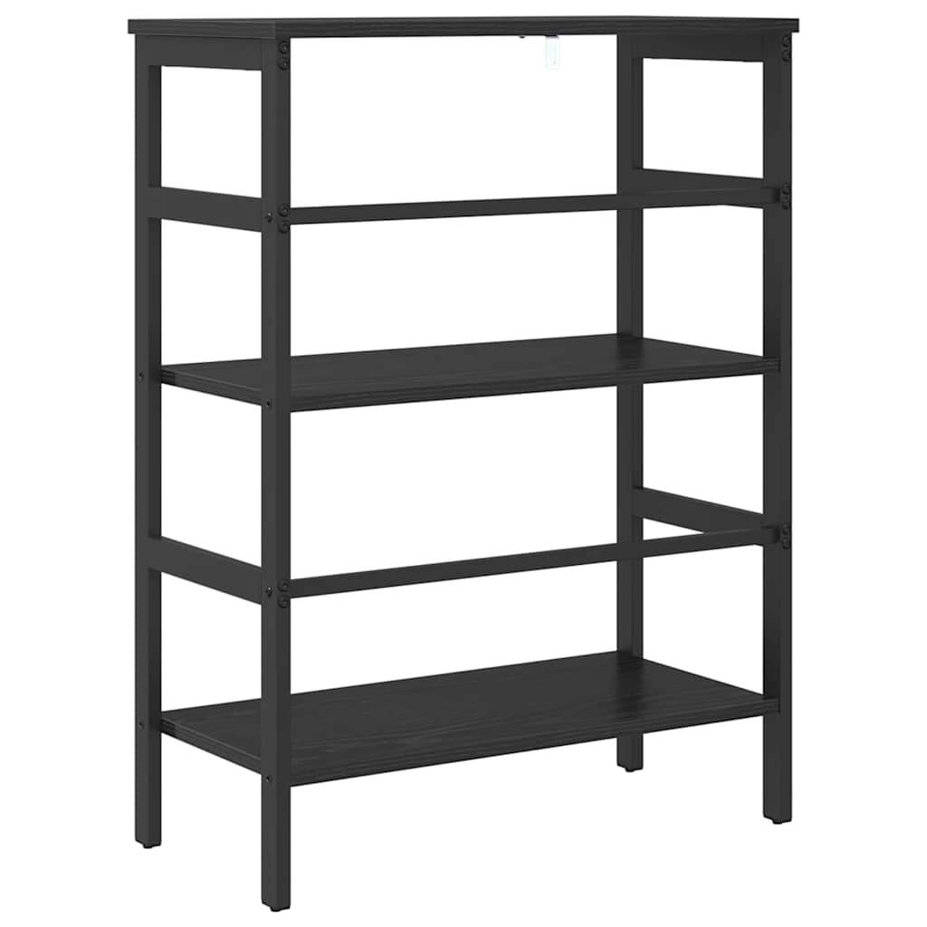 Bokhylle Svart Eik 60 x 29,5 x 81 cm Konstruert tre