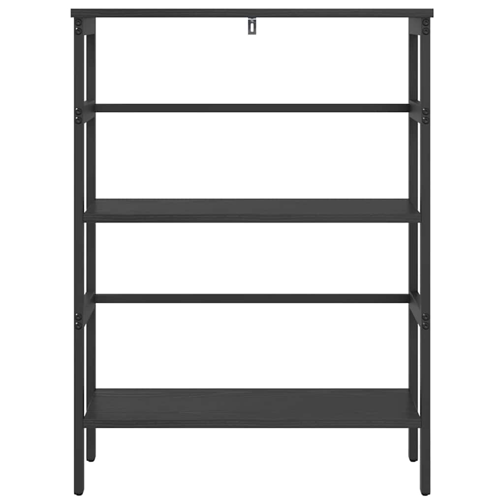 Bokhylle Svart Eik 60 x 29,5 x 81 cm Konstruert tre