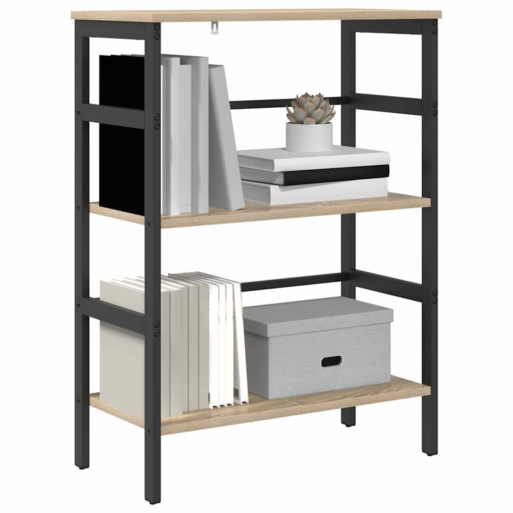 Bokhylle Sonoma eik 60 x 29,5 x 81 cm Konstruert tre
