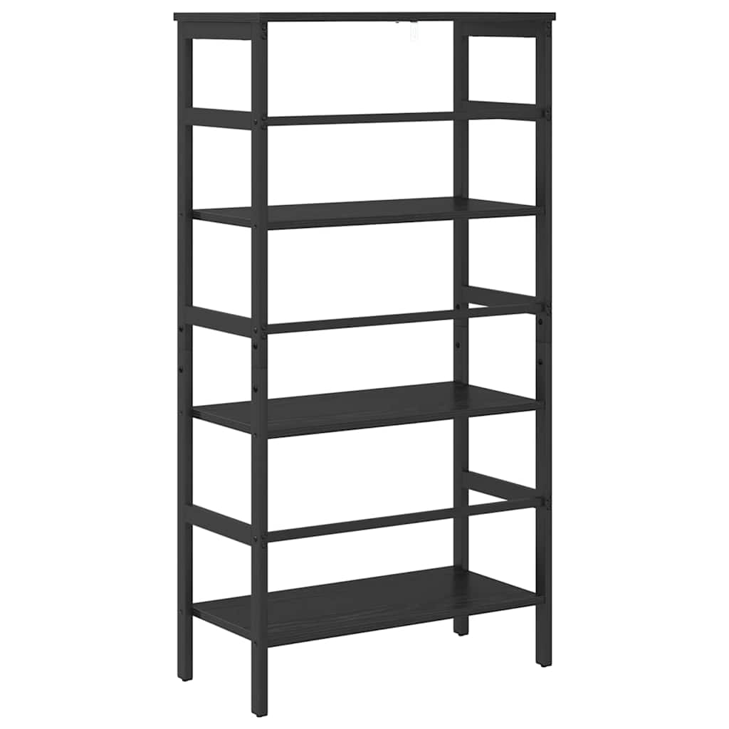Bokhylle Svart Eik 60 x 29,5 x 115 cm Konstruert tre