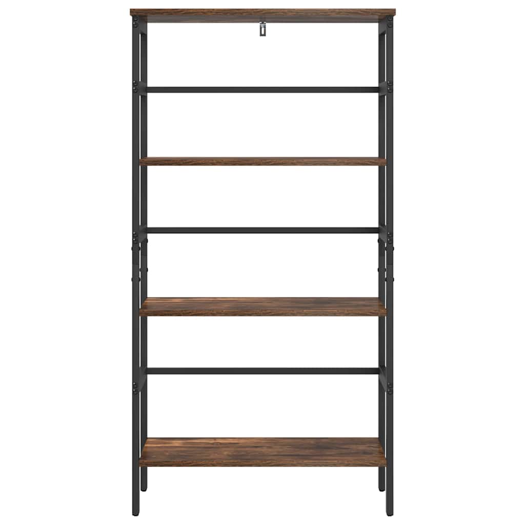 Bokhylle Røkt eik 60 x 29,5 x 115 cm Konstruert tre