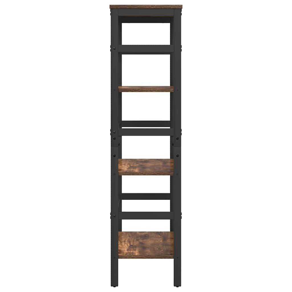 Bokhylle Røkt eik 60 x 29,5 x 115 cm Konstruert tre