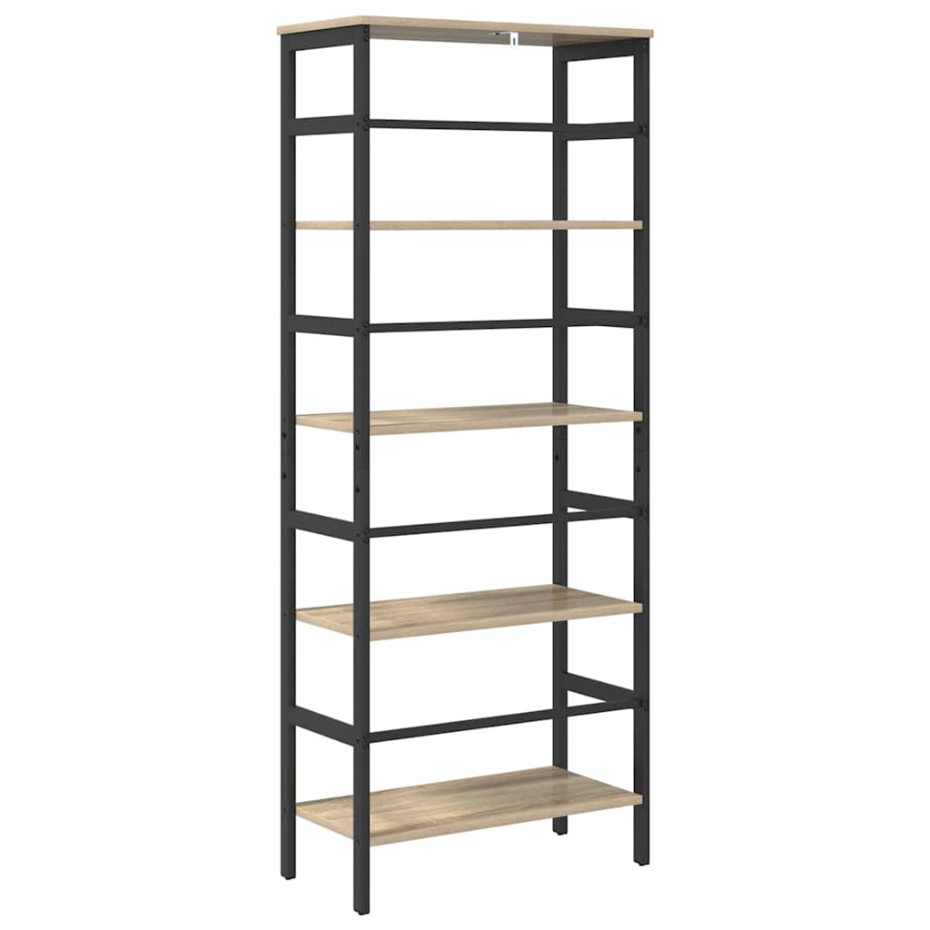 Bokhylle Sonoma eik 60 x 29,5 x 149 cm Konstruert tre