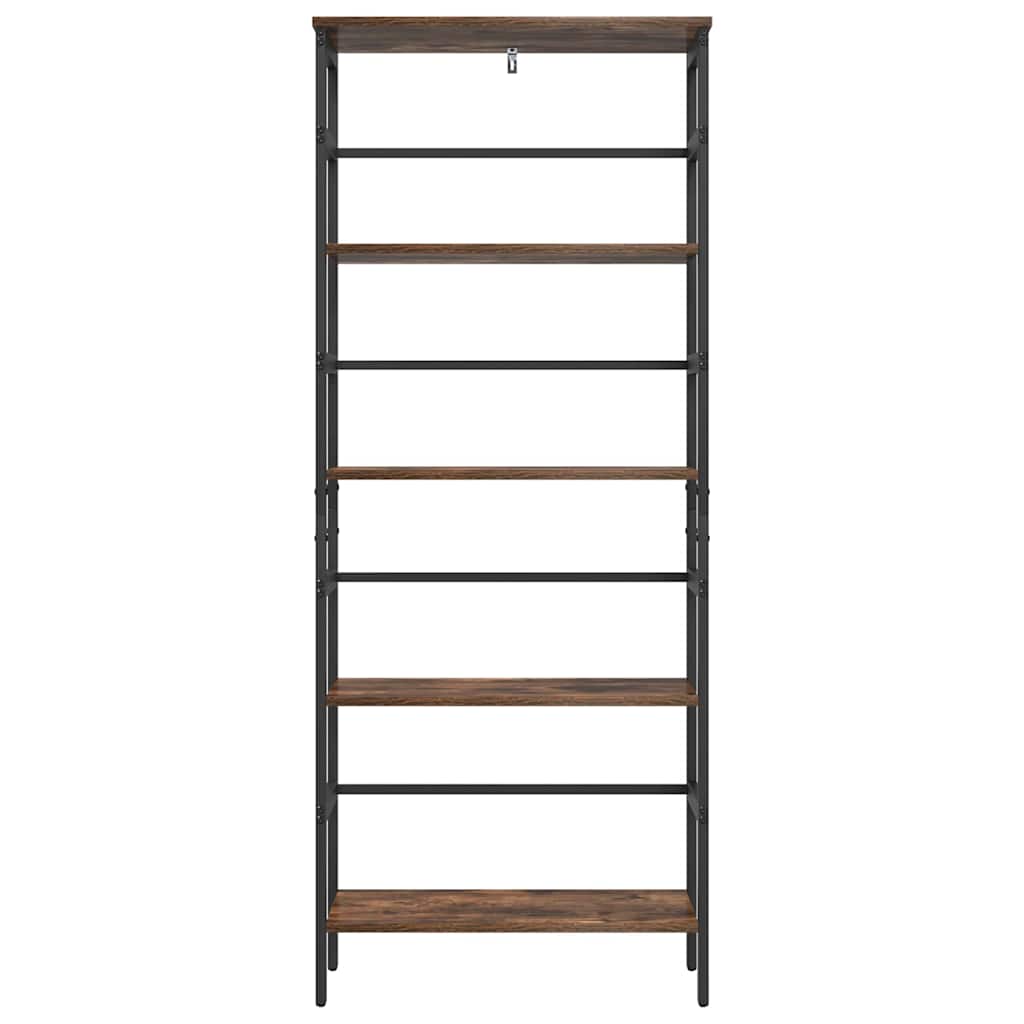 Bokhylle Røkt eik 60 x 29,5 x 149 cm Konstruert tre