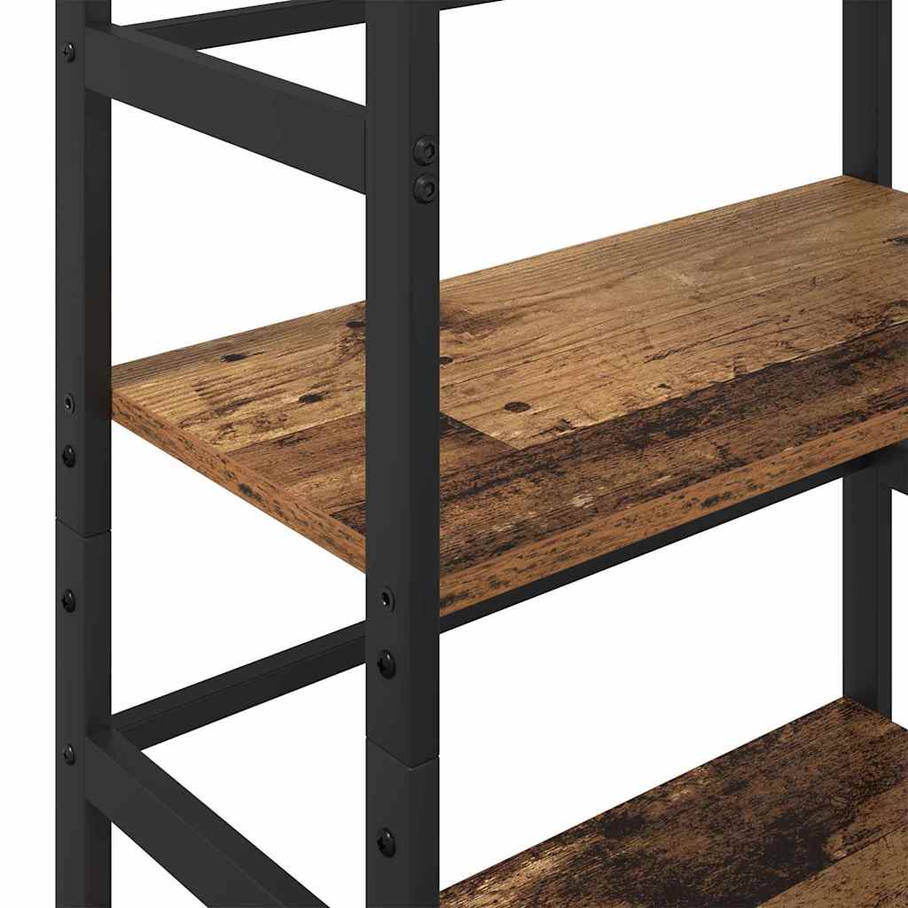 Bokhylle Gamle tre 60 x 29,5 x 149 cm Konstruert tre