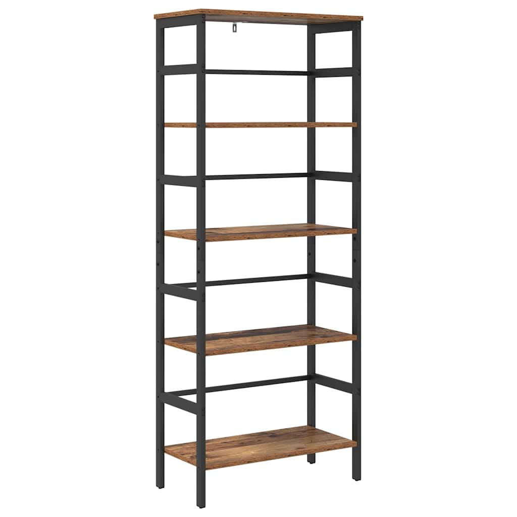 Bokhylle Gamle tre 60 x 29,5 x 149 cm Konstruert tre