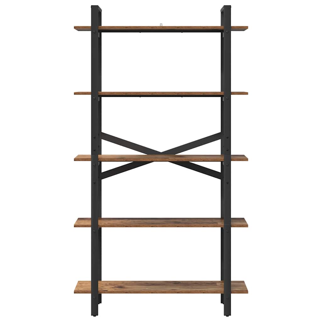 Bokhylle Gamle tre 100 x 33,5 x 178 cm Konstruert tre