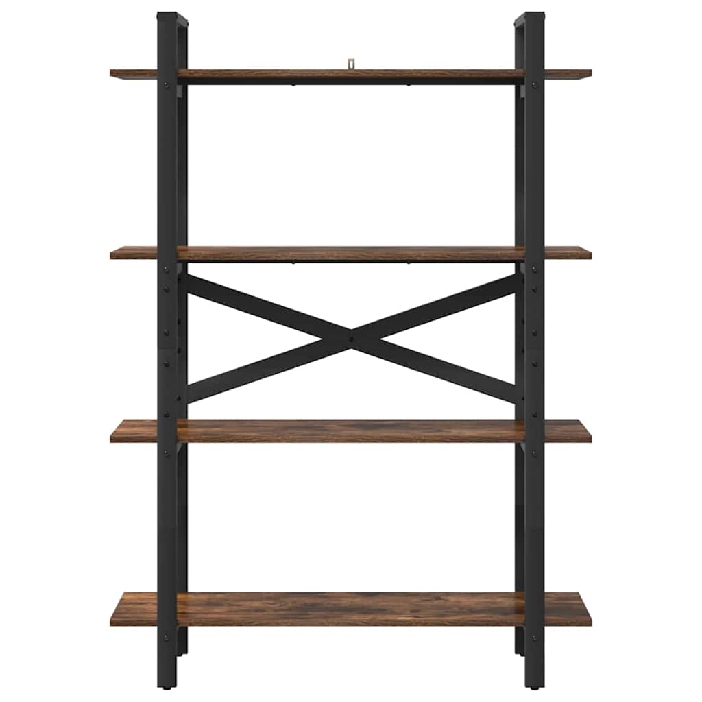 Bokhylle Røkt eik 100 x 33,5 x 140 cm Konstruert tre