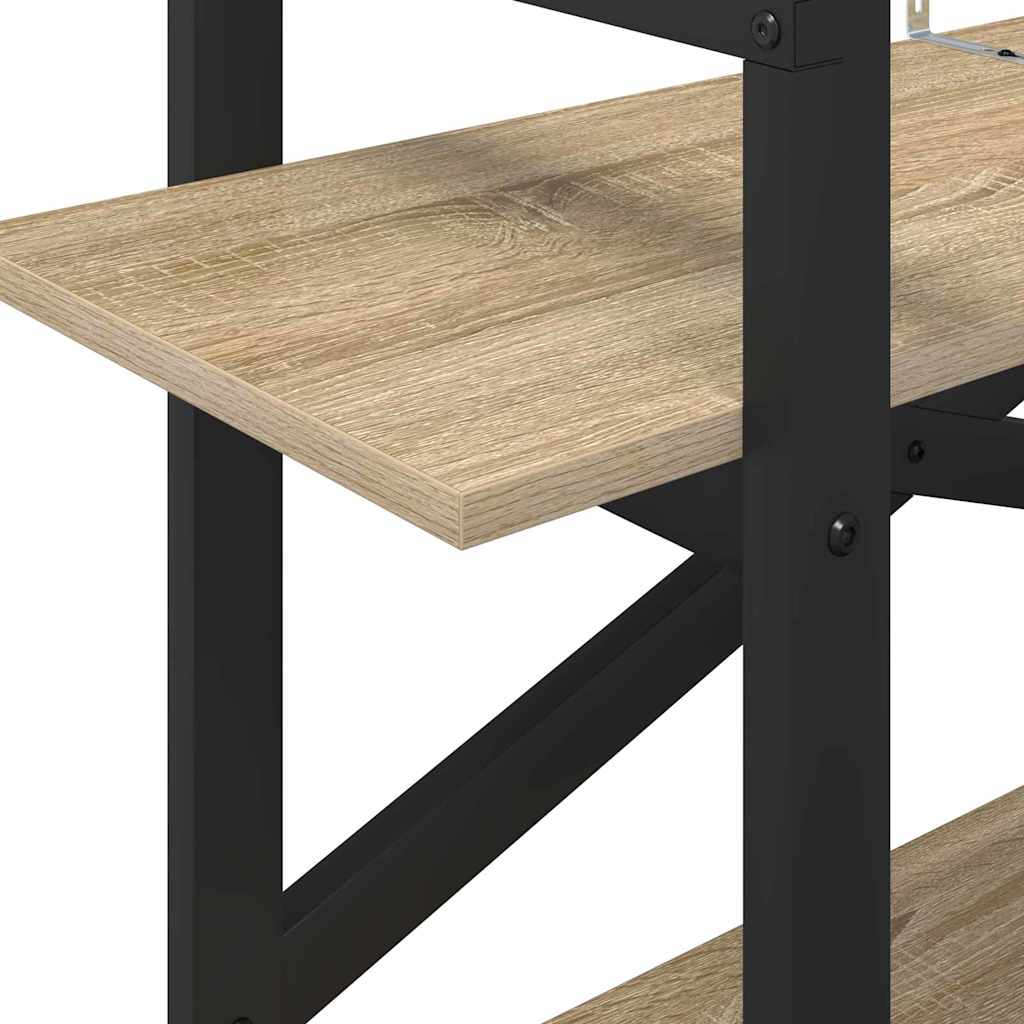 Bokhylle Sonoma eik 100 x 33,5 x 64 cm Konstruert tre